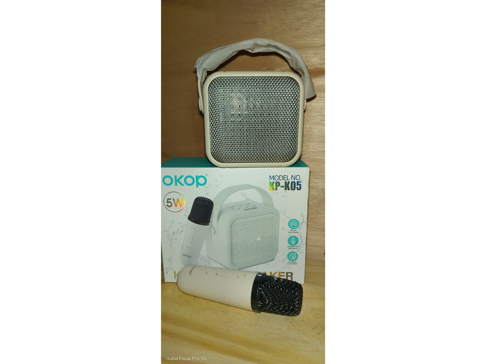 Parlante portatil Karaoke modelo KP-K05