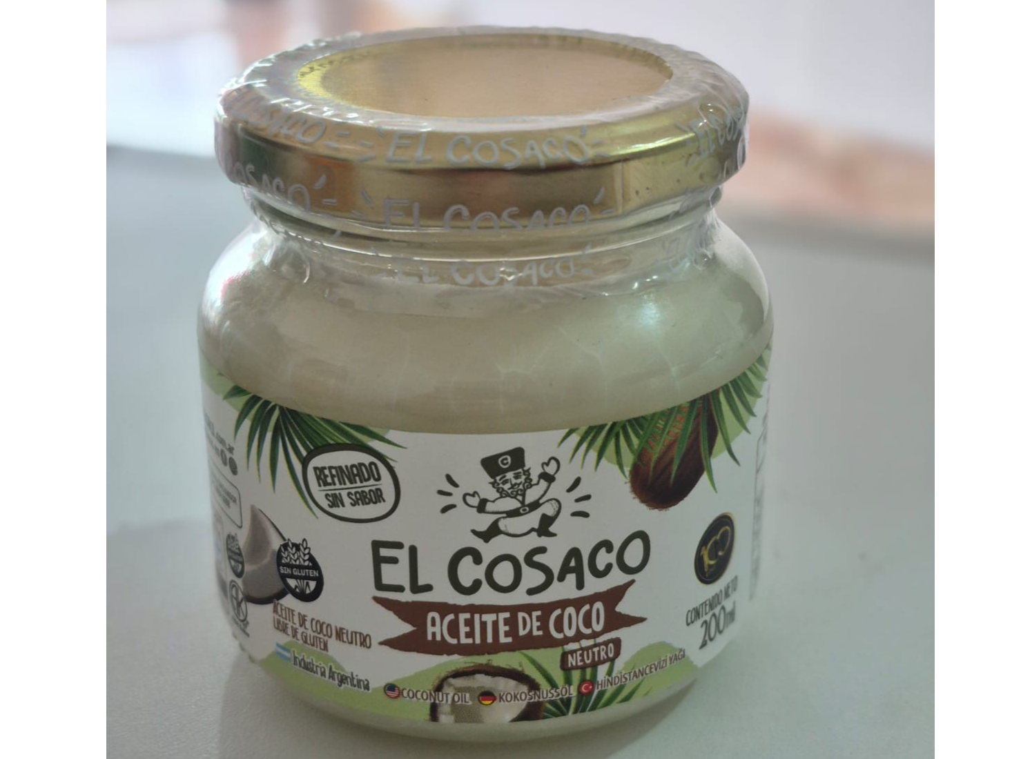 aceite de coco neutro x200ml cosaco