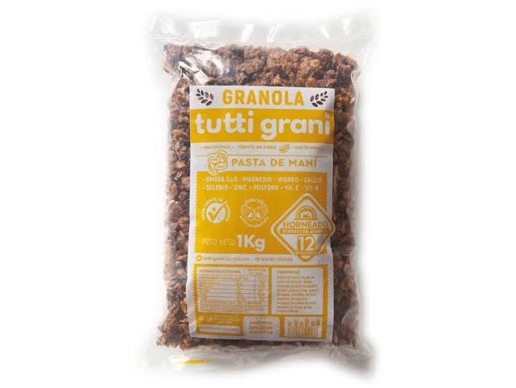 Granola Tutti Grani Pasta de Maní
