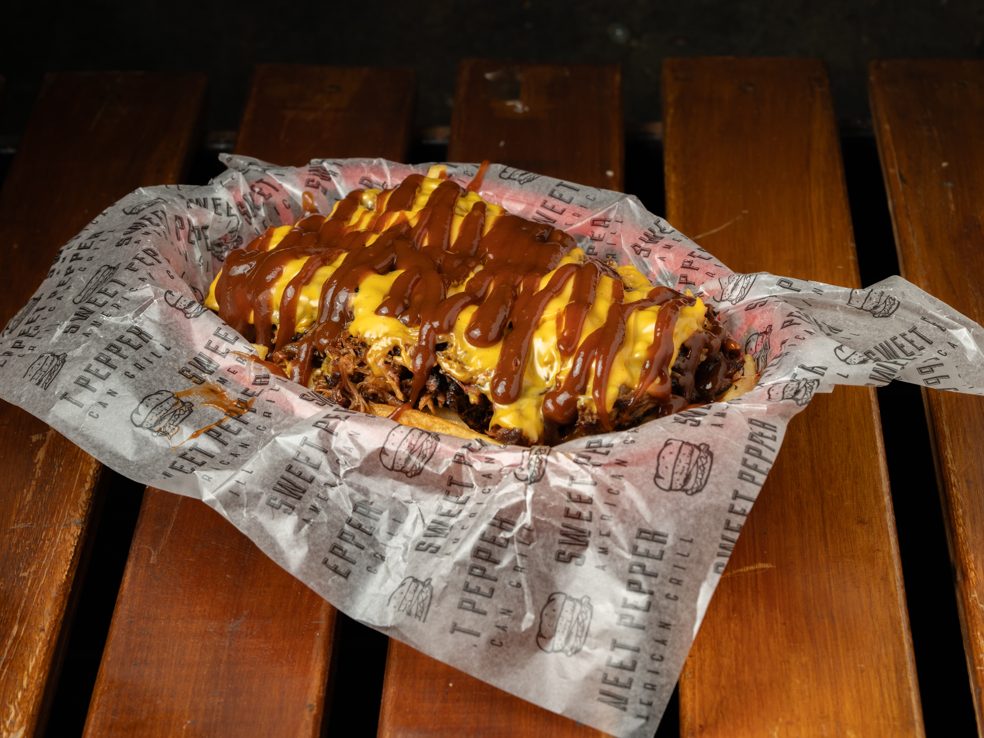 PAPAS PULLED PORK de HERMANOS PEPPER