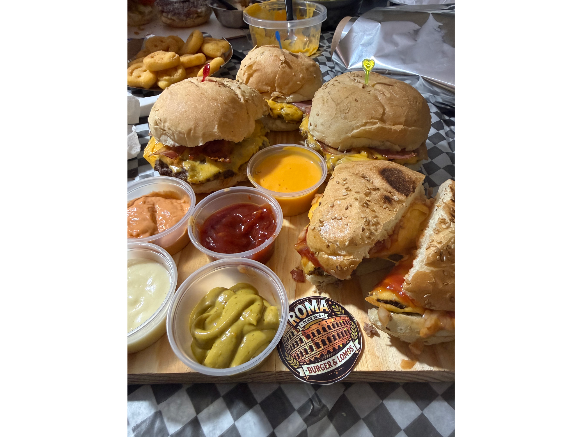 Combo  (3 burger simples con papas)