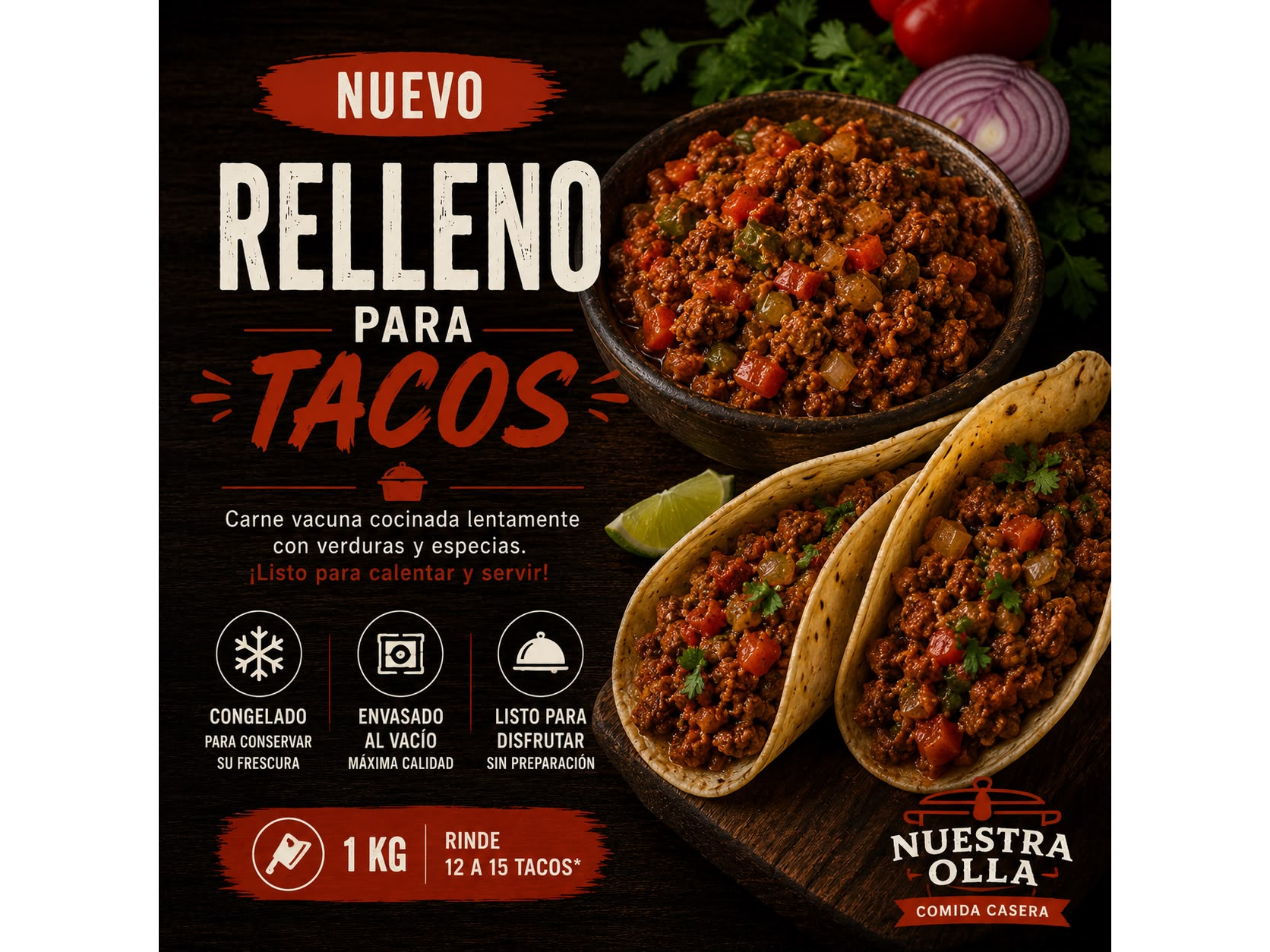 Relleno para Tacos x 1kg