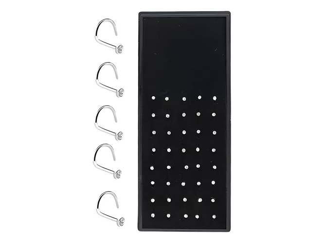 PIERCING NARIZ STRASS CURVA