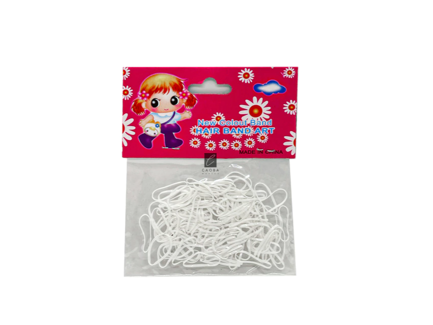 BANDITA PARA TRENZAS COLOR BLANCO