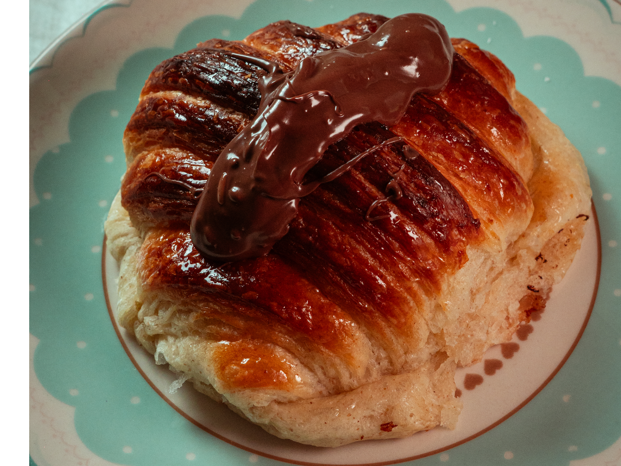 Medialuna con Nutella