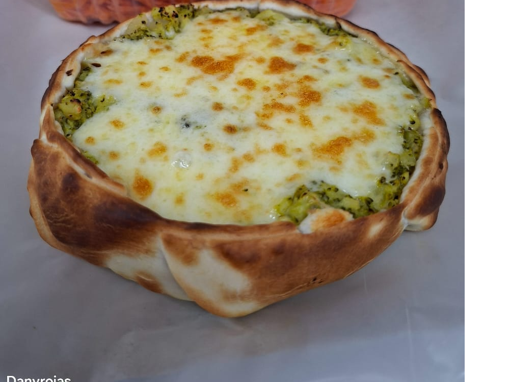 TARTELETA DE BROCOLI PARA UNA PERSONA