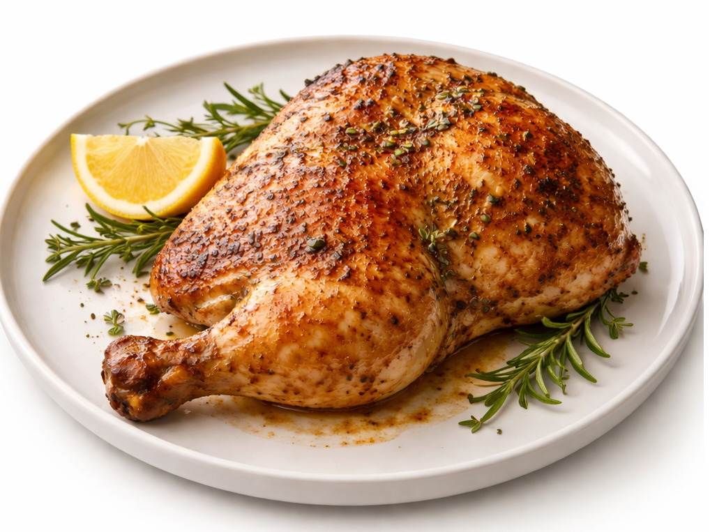 MEDIO POLLO AL HORNO