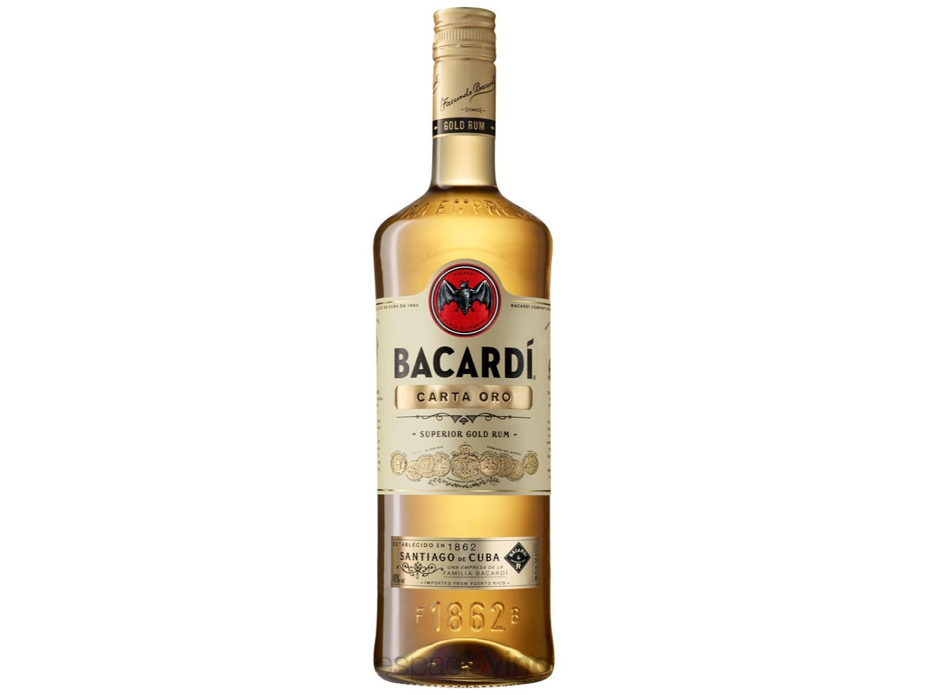 Ron Bacardi Carta Oro 980ml
