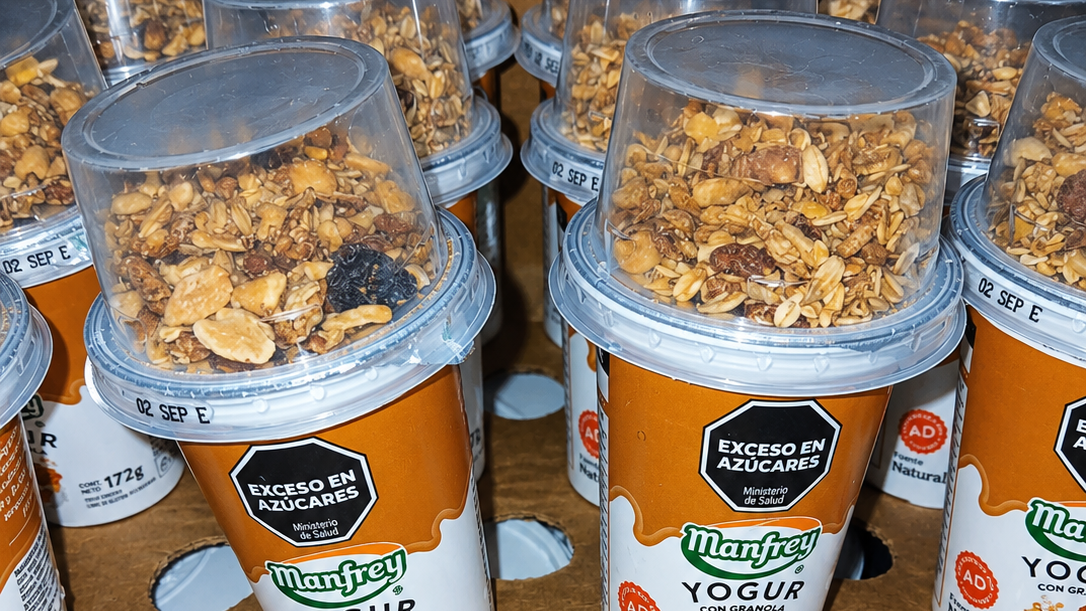 Yogures con cereal