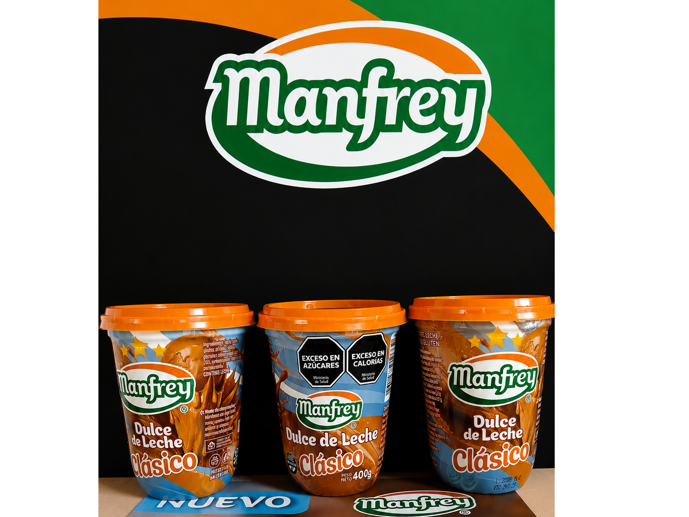 Dulce manfrey  Caja 12u x400 gr