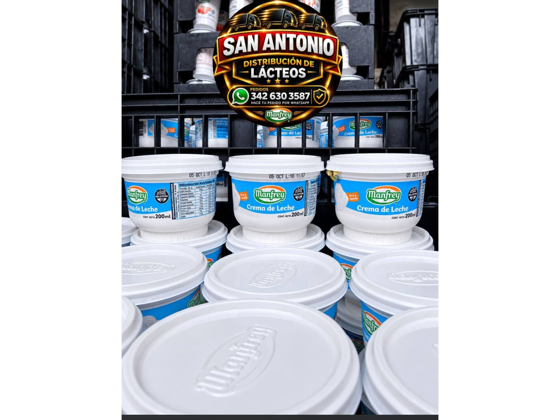 Crema 200ml x6u