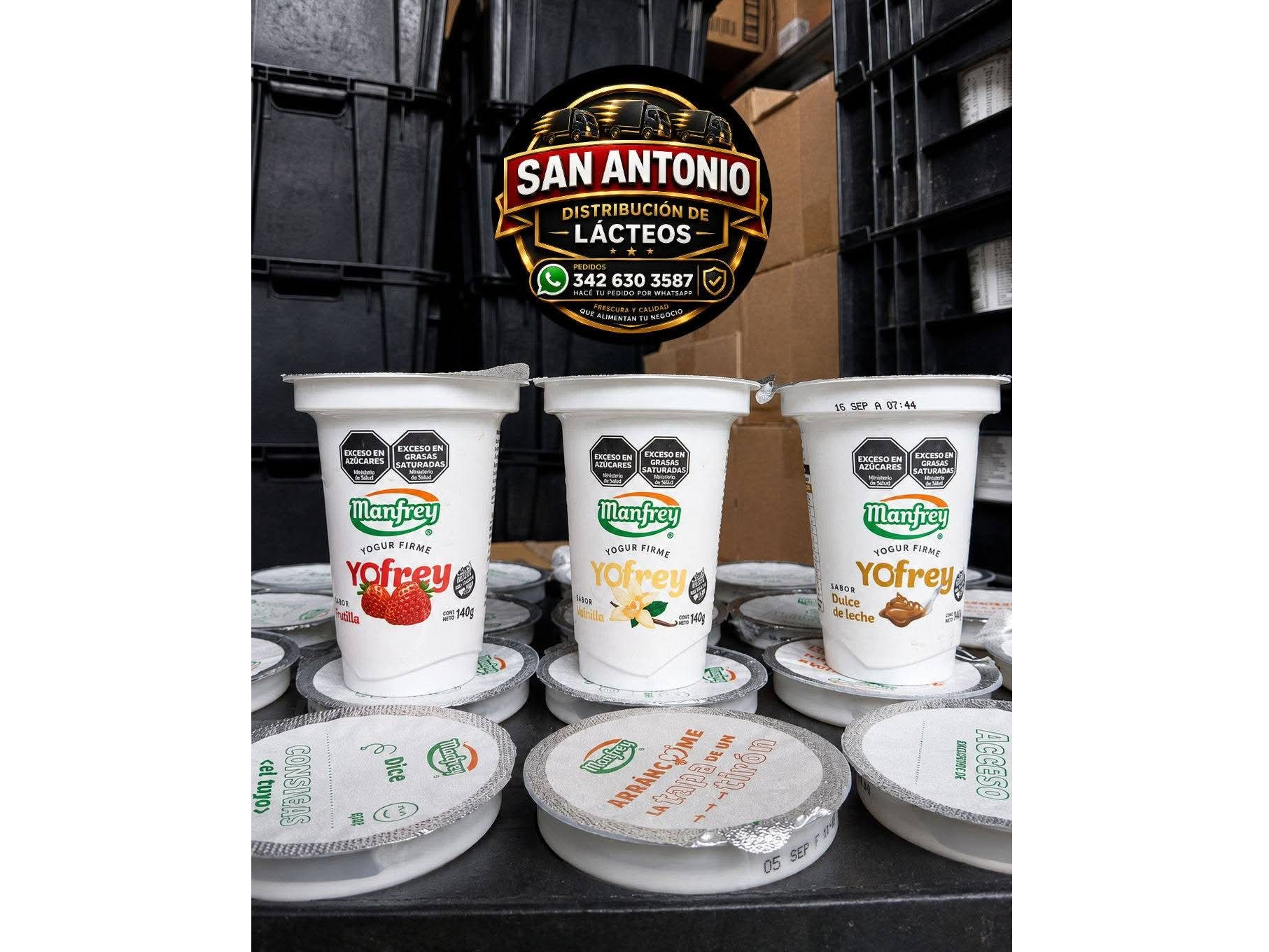 Yogur firme bandeja x 20u