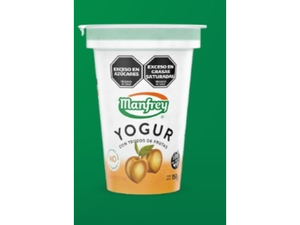 Yogur con trozo de frutas Durazno
