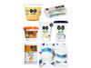 2 Yogur + 2 dulce x200gr + 1 queso crema + 1 crema + 2 firme + 3 flan