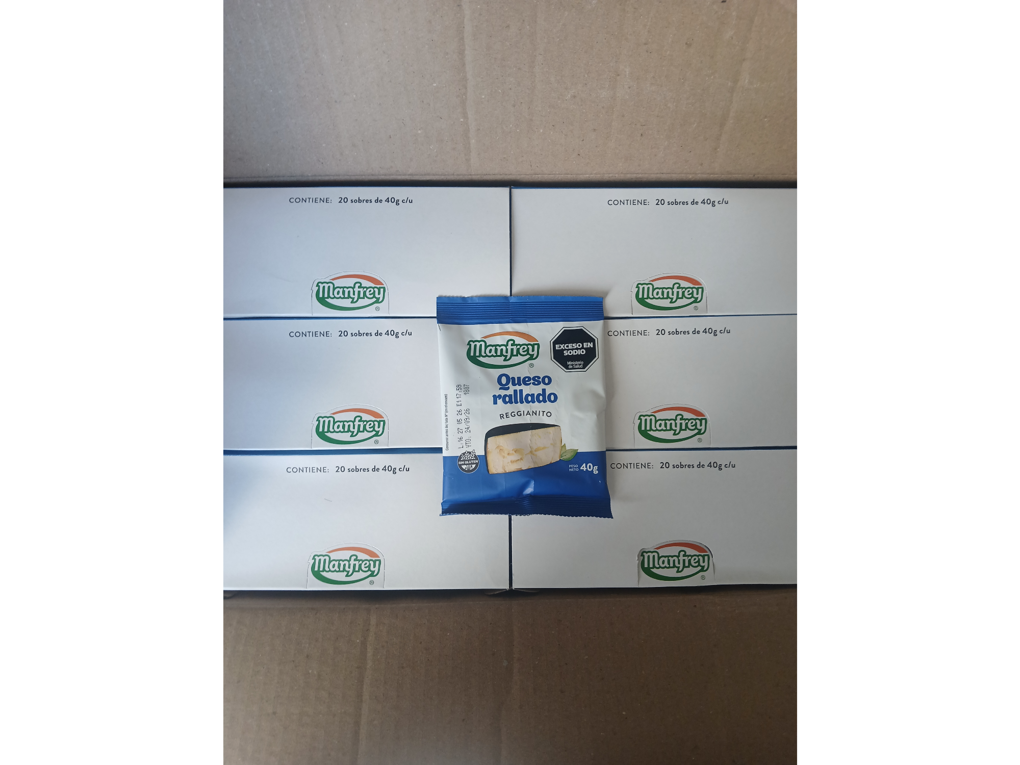 Caja madre Rallado Manfrey x40g