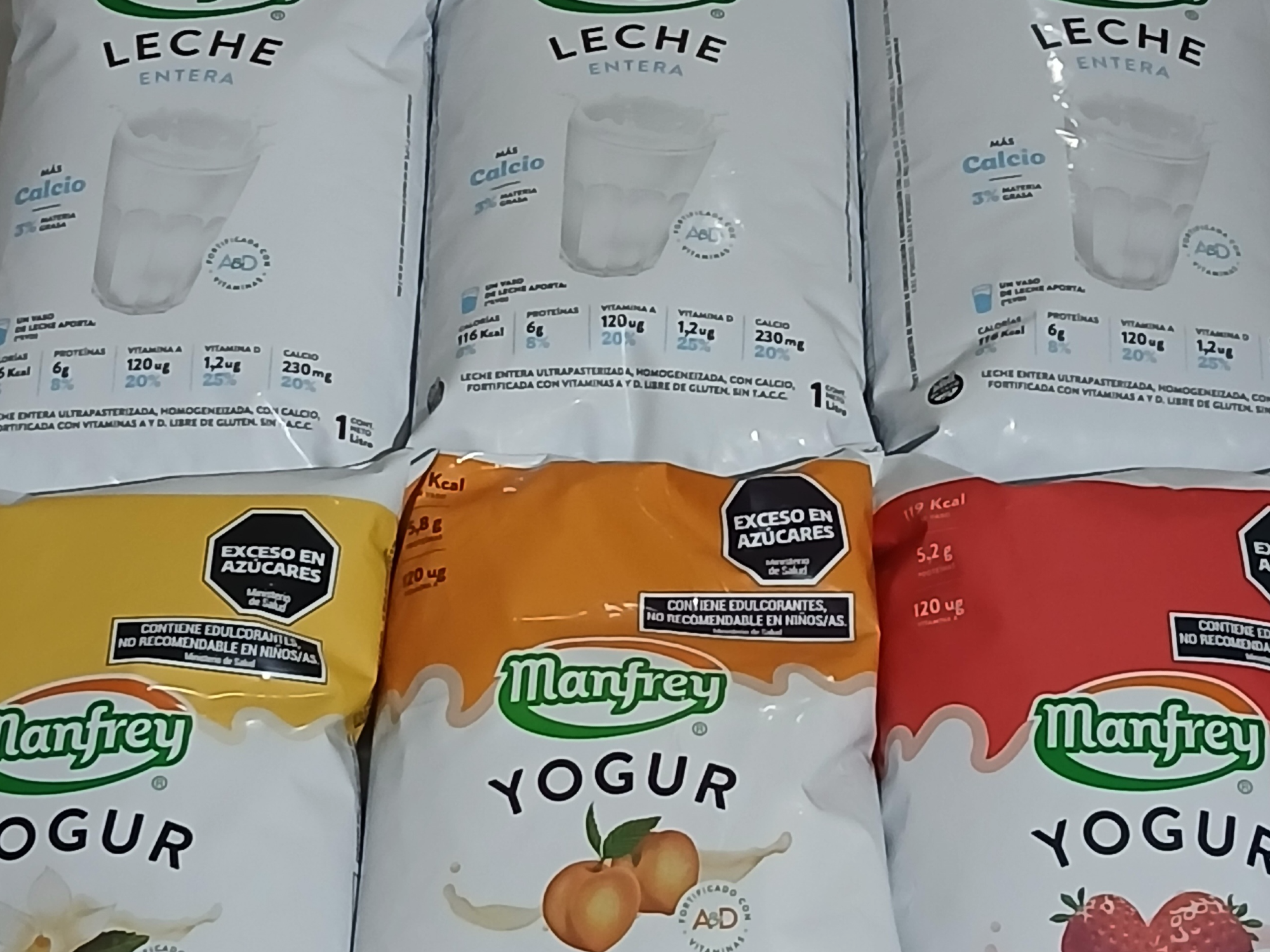 5 Leche 1lt  + 5 Yogur 900gr