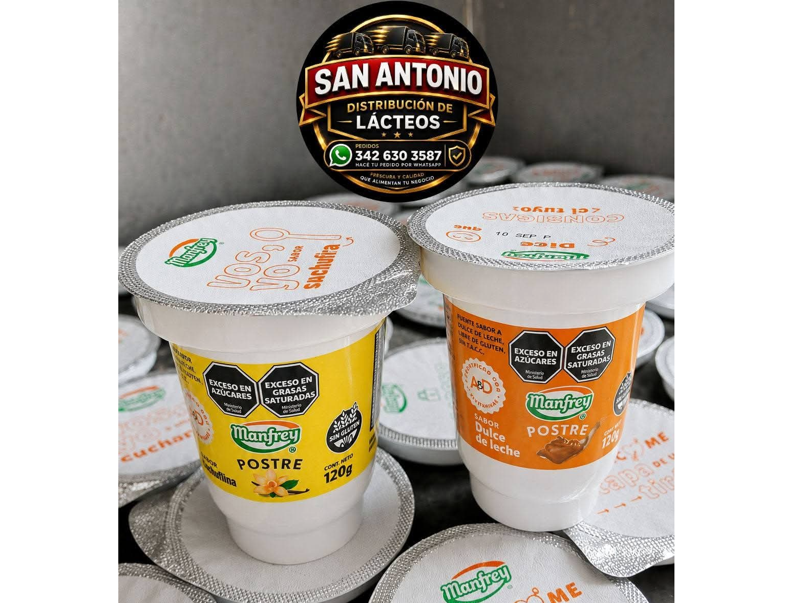 Postre dulce de leche