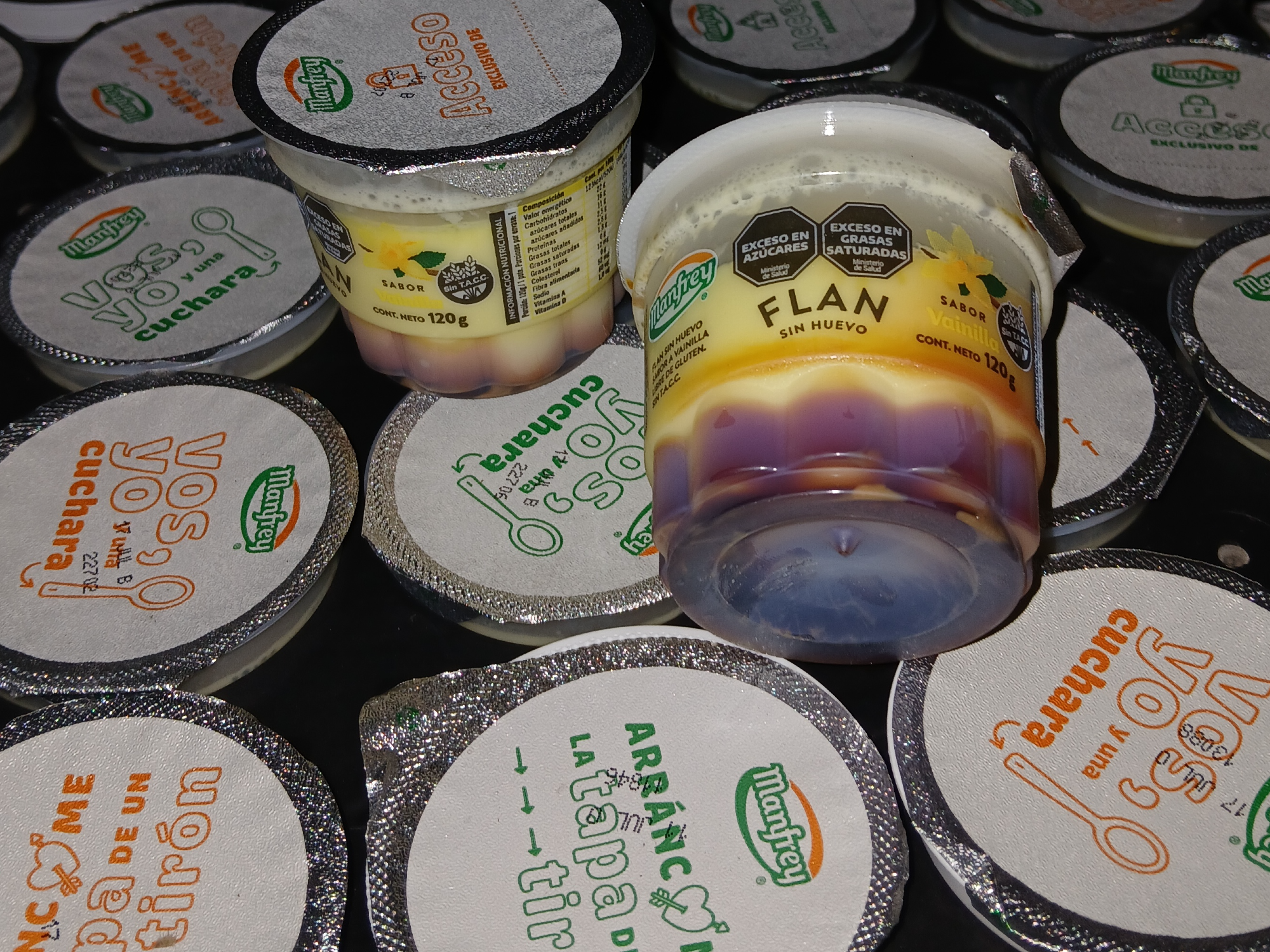 Flan bandeja x 20u