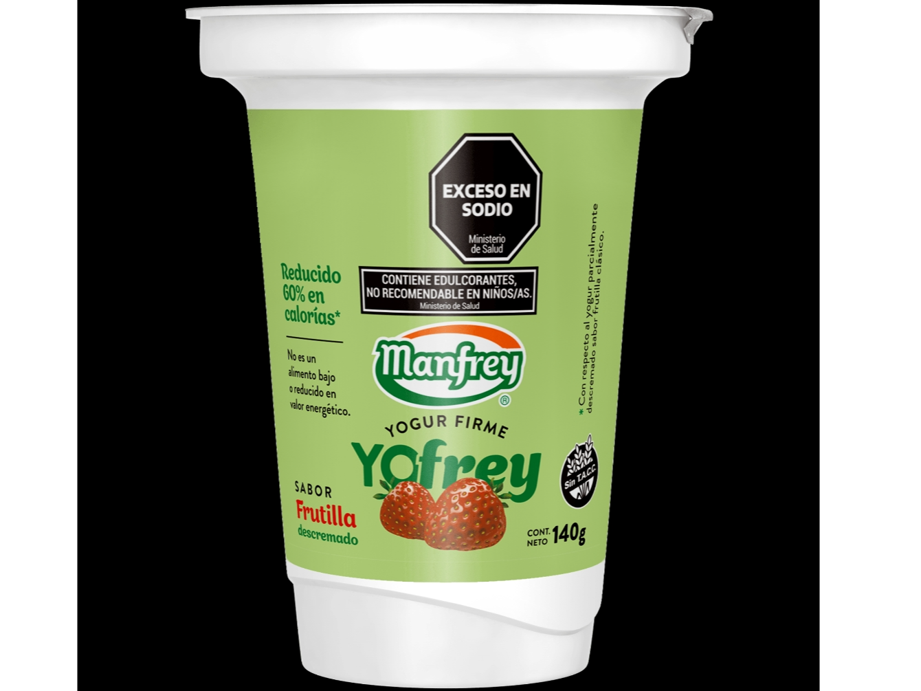 Yogur Firme Descremado Frutilla