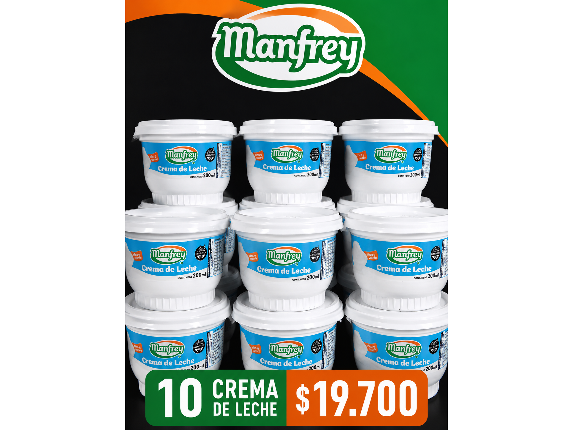 Crema 200ml x 10u