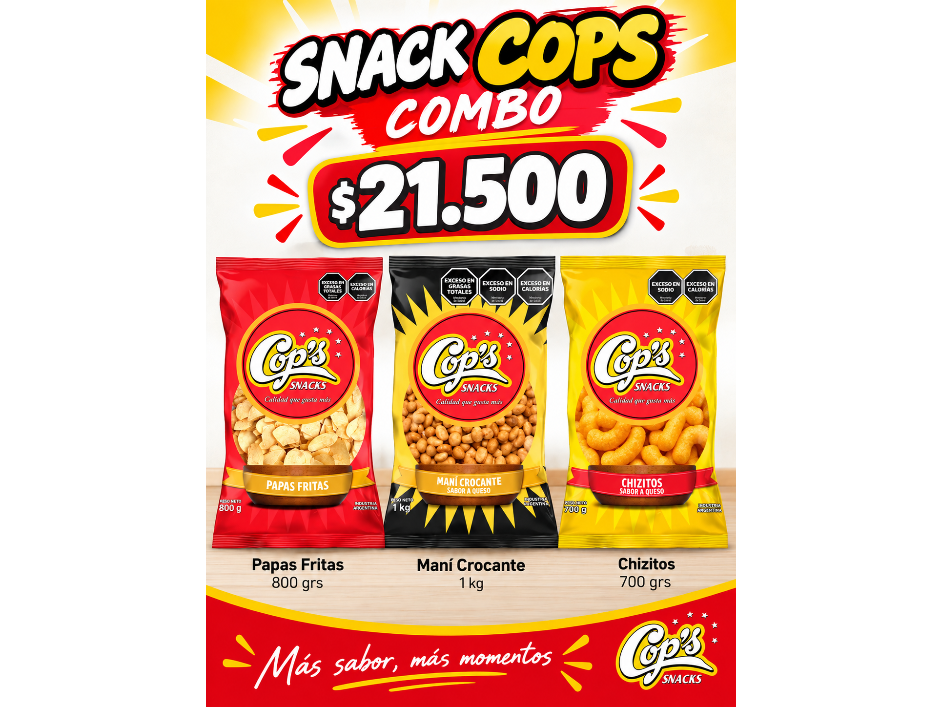 Snack cops combo