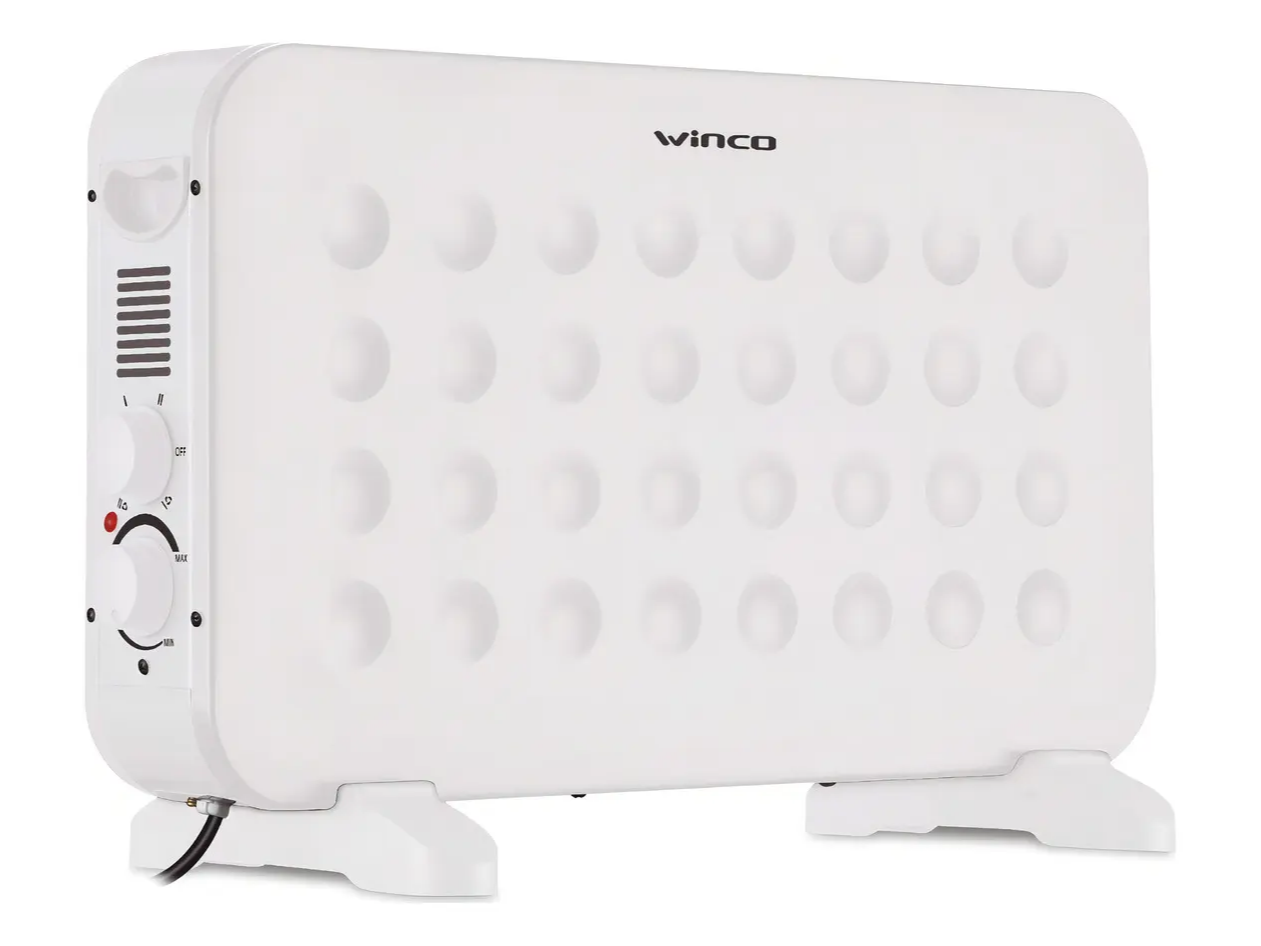 Termoconvector Electrico Winco W184 2000 W Termostato Turbo Color Blanco