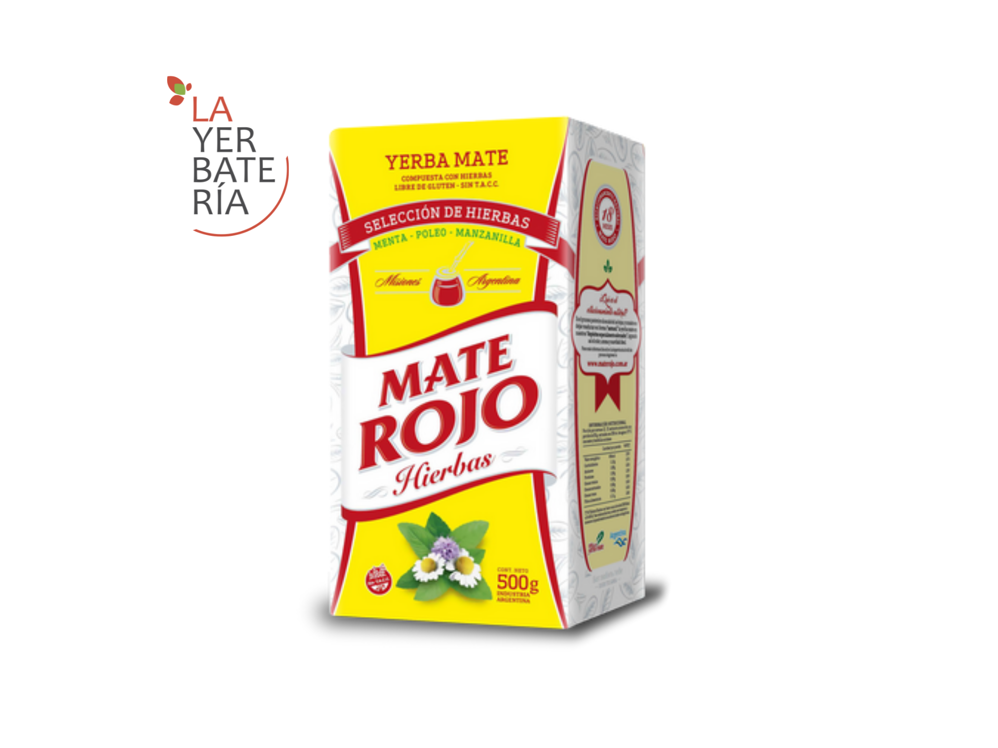 Mate Rojo Hierbas 500gr