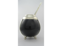 Mate ceramica con pie