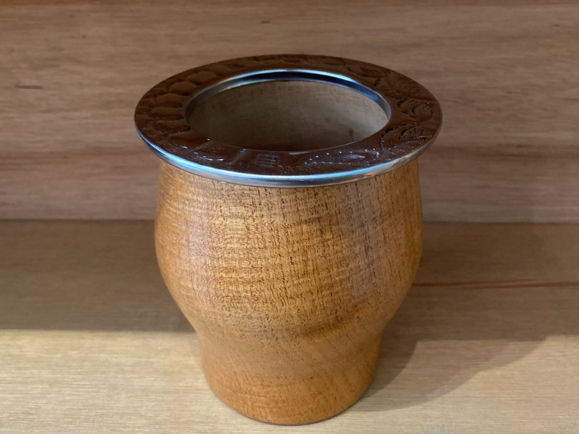 Mate virola cincelada acero