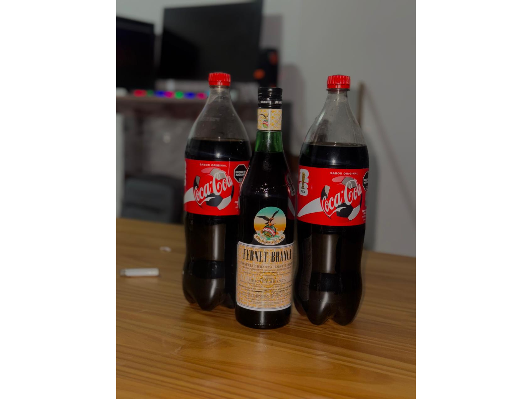 Fernet Branca 750 ML + 2  Coca Cola 1.5L