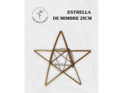 ESTRELLA DE MIMBRE 25 CM