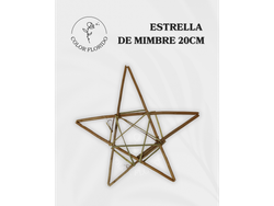 ESTRELLA DE MIMBRE 20 CM