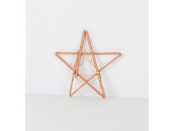 ESTRELLA DE MIMBRE 15 CM