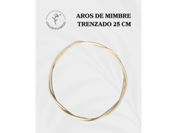 AROS DE MIMBRE TRENZADO 25 cm