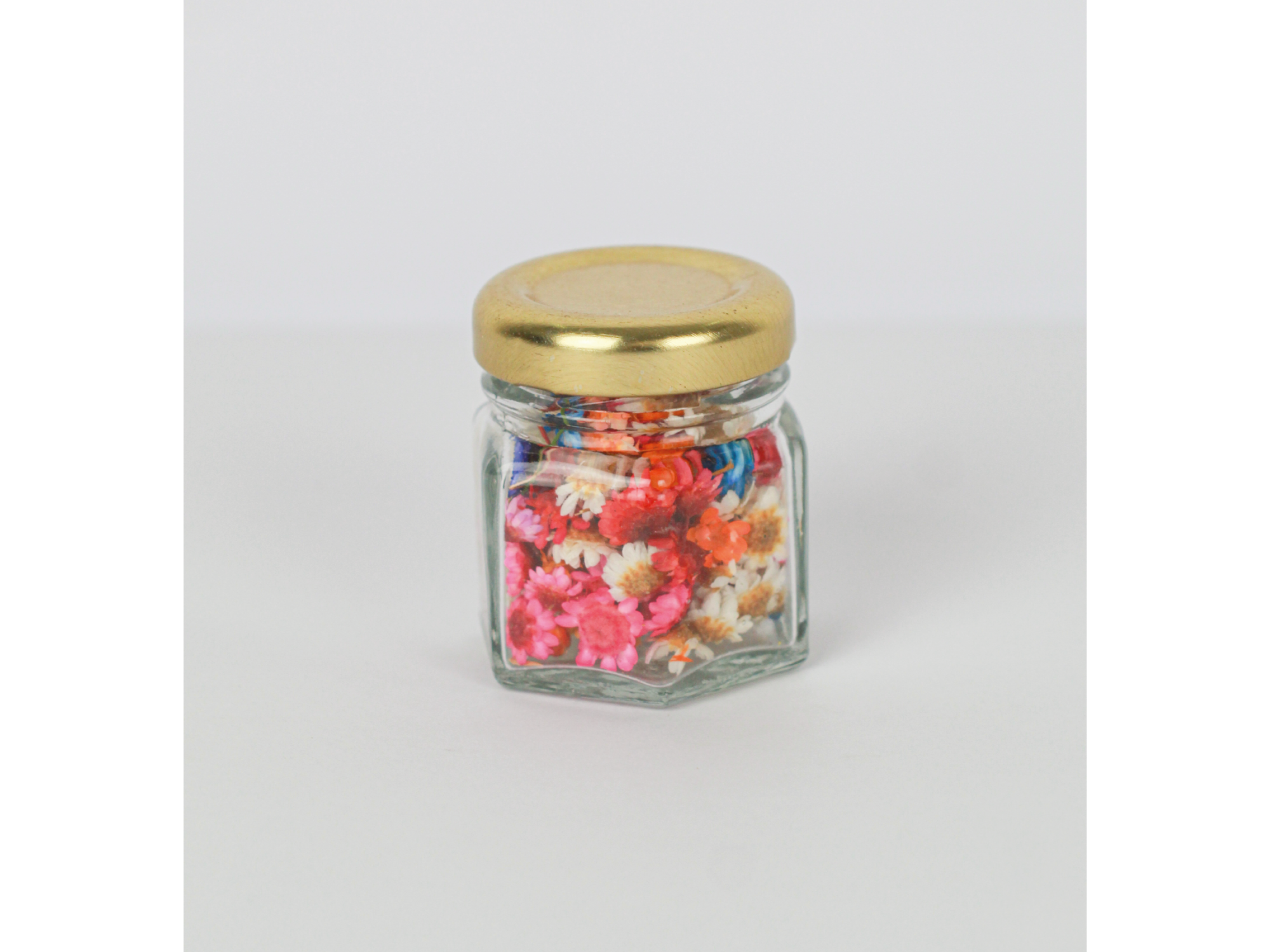Frasco de flores sueltas chico