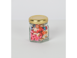 Frasco de flores sueltas chico