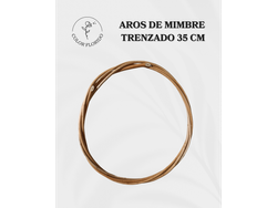 AROS DE MIMBRE TRENZADO 35 cm