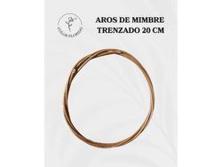 AROS DE MIMBRE TRENZADO 20 cm
