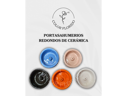Portasahumerio Redondo Ceramica