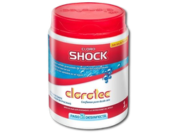 Shock Cloro x 1 kg Clorotec Granulado (Disolución Rápida)