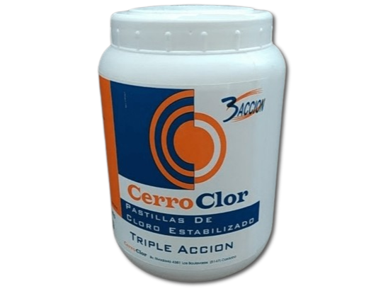 Pastillas Triple Acción x 1 Kg Cerroclor