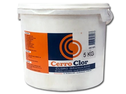 Cloro Granulado x 5Kg Cerroclor (Disolución Rápida)