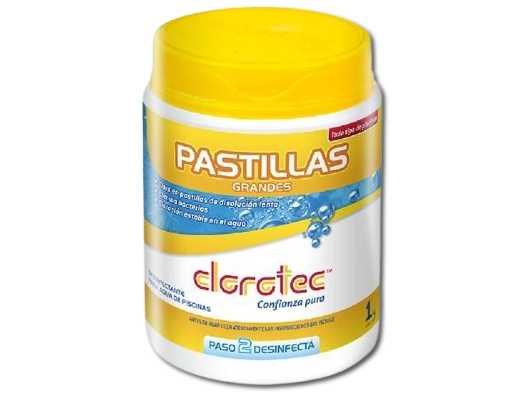 Pastillas Cloro x 1 Kg Clorotec