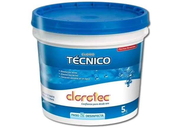 Técnico Cloro x 5 Kg Clorotec (Disolución Lenta)
