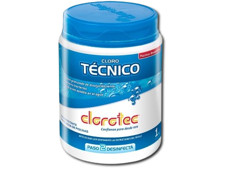 Técnico Cloro x 1 Kg Clorotec Granulado (Disolución Lenta)