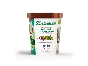 Tentacion Menta Granizado 1 litro de Grido Gral Rodriguez