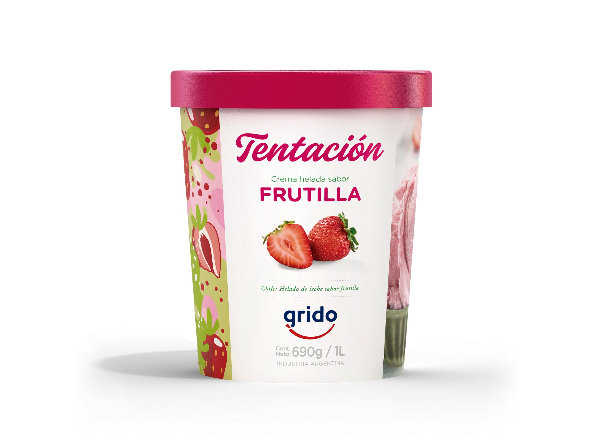 Tentacion Frutilla 1 litro