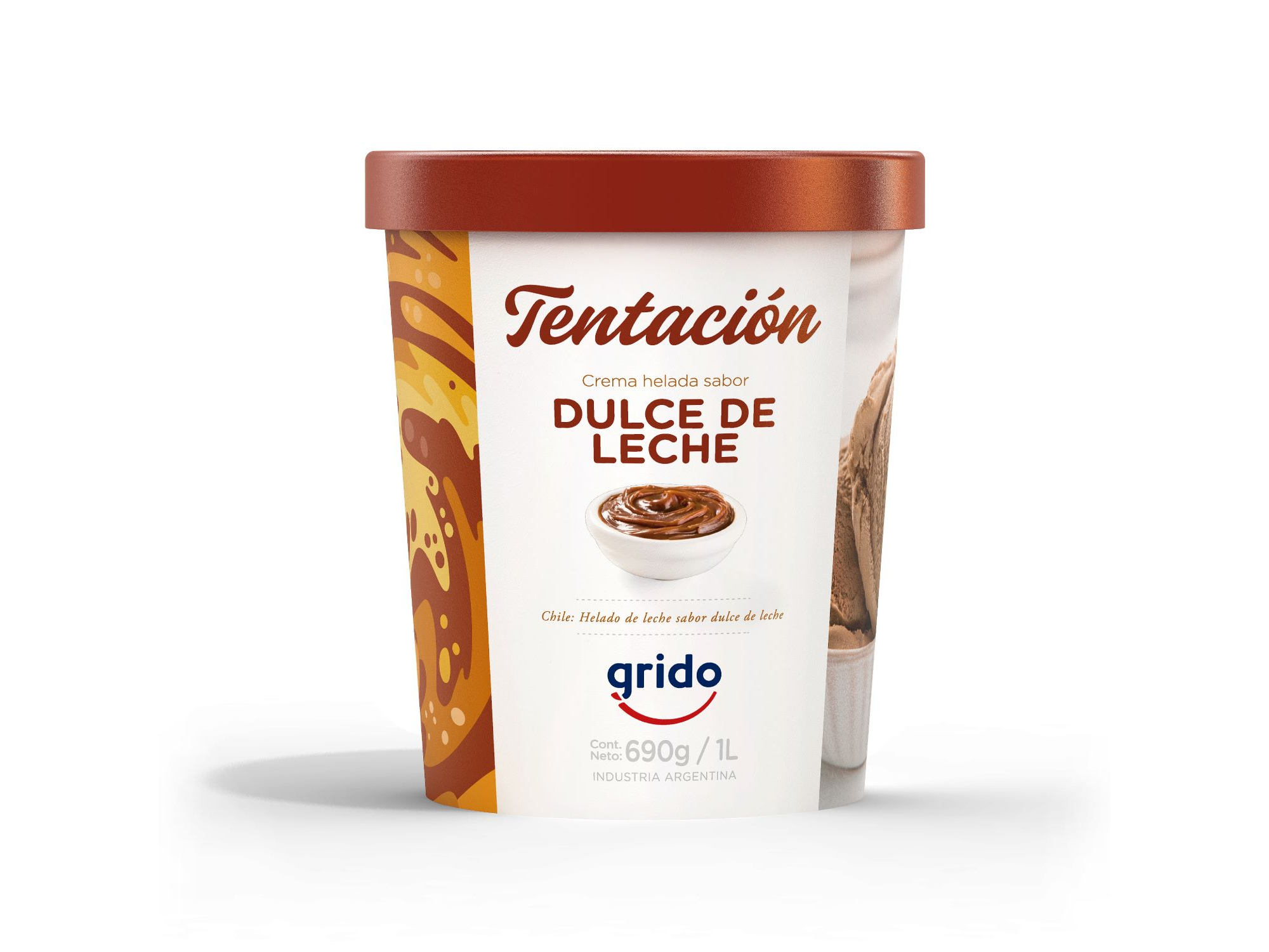 Tentacion 1 Dulce de Leche litro