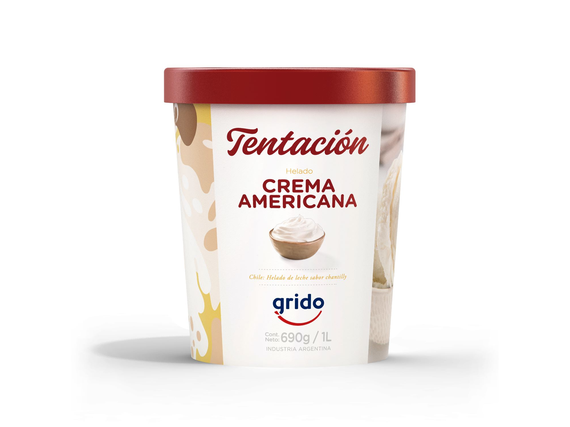 Tentacion Crema Americana 1 litro