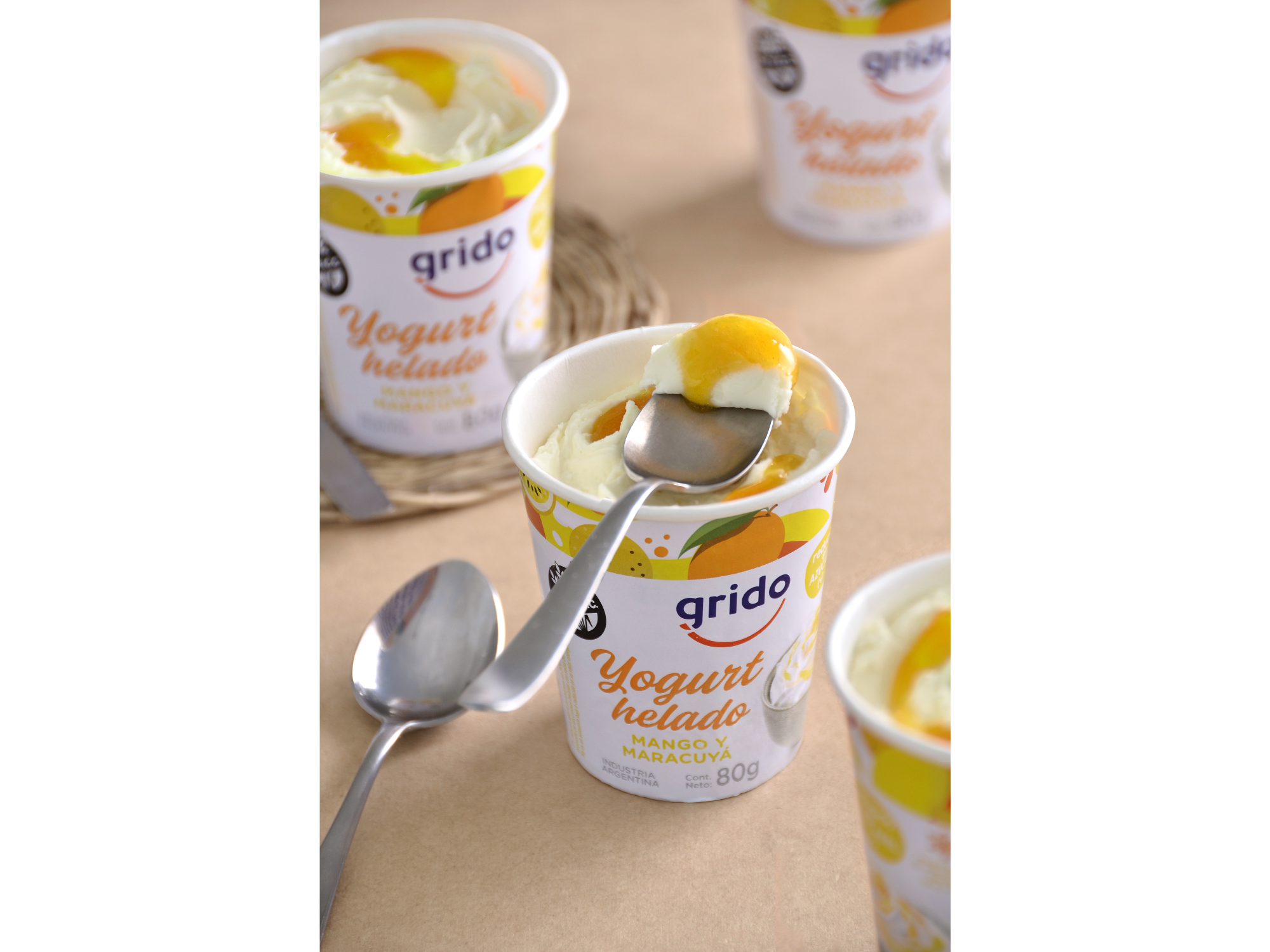 Yogurt helado Mango-Maracuya UNIDAD